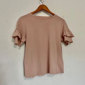 14th & Union Ruffle Sleeve Top